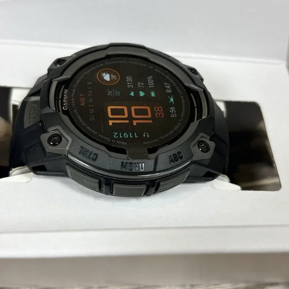 Garmin Instinct 3 45MM Rugged GPS Smartwatch AMOLED **BRAND NEW**